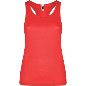 Shura women's sports vest, Red (T-shirt, mixed fiber, synthetic)