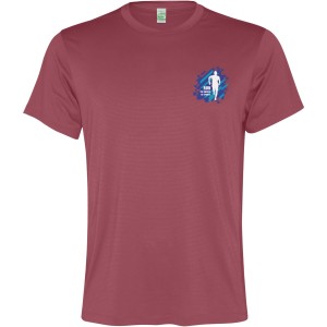 Slam short sleeve men's sports t-shirt, Berry Red (T-shirt, mixed fiber, synthetic)