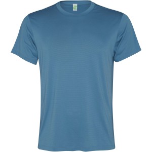 Slam short sleeve men's sports t-shirt, Storm blue (T-shirt, mixed fiber, synthetic)