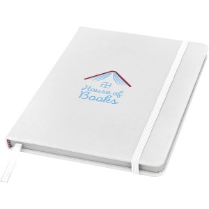 Spectrum A5 notebook with blank pages, White (Notebooks)