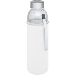 Bodhi 500 ml glass sport bottle, White (Sport bottles)