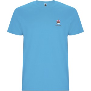 Stafford short sleeve kids t-shirt, Turquois (T-shirt, 90-100% cotton)