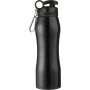 Stainless steel bottle Giovanni, black