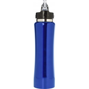 Stainless steel double walled flask Teresa, cobalt blue (Sport bottles)