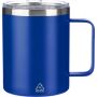 Stainless steel double-walled mug (300 ml) Renate, cobalt bl