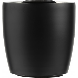 Stainless steel, double walled travel mug Rania, black (Mugs)