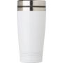 Stainless steel drinking mug (450 ml) Velma, white