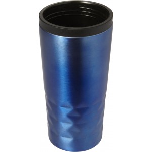 Stainless steel mug Lorraine, blue (Glasses)