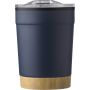 Stainless steel travel mug Sophia, navy