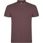 Star short sleeve men's polo, Pale Red