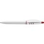 Stilolinea S30 plastic ballpen, white/red