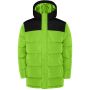 Tallin kids insulated jacket, Lime, Solid black