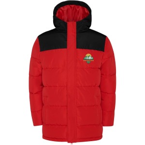 Tallin unisex insulated jacket, Red, Solid black (Jackets)