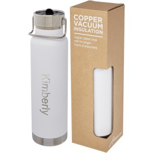 Thor 750 ml copper vacuum insulated sport bottle, White (Thermos)