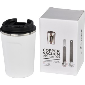 Thor copper vacuum tumbler, 360 ml, White (Glasses)