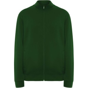 Ulan unisex full zip sweater, Bottle green (Pullovers)