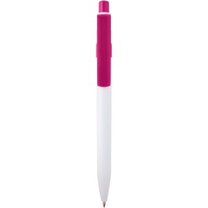 Unica recycled plastic ballpoint pen (black ink), Magenta