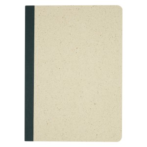 Verde 3-piece grass paper stationery gift set, Cream (Notebooks)