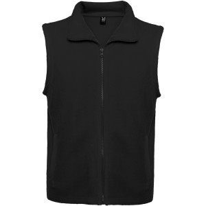 Bellagio unisex fleece bodywarmer, Solid black (Vests)