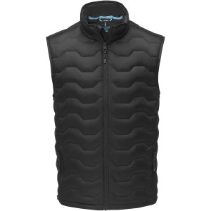 Epidote men's GRS recycled insulated down bodywarmer, Solid black (Vests)