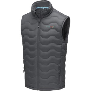 Epidote men's GRS recycled insulated down bodywarmer, Storm grey (Vests)