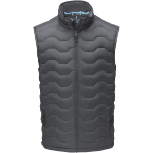 Epidote men's GRS recycled insulated down bodywarmer, Storm grey (Vests)