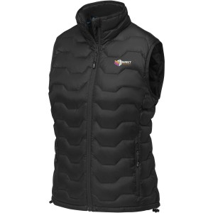 Epidote women's GRS recycled insulated down bodywarmer, Solid black (Vests)
