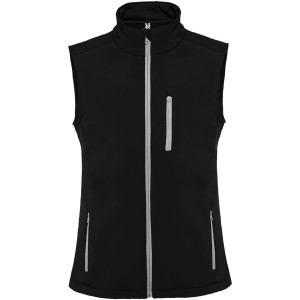 Nevada unisex softshell bodywarmer, Solid black (Vests)