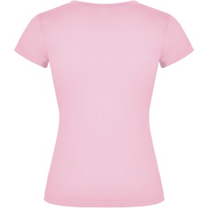 Victoria short sleeve women's v-neck t-shirt, Light pink (T-shirt, 90-100% cotton)