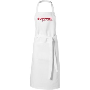 Viera apron with 2 pockets, White (Apron)