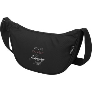 Byron GRS recycled fanny pack 1.5L, Solid black (Waist bags)
