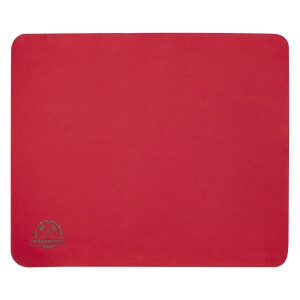 Willow RPET polar fleece blanket, Red (Blanket)