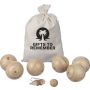 Wooden ball game set Quillian, brown