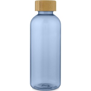 Ziggs 650 ml recycled plastic water bottle, Transparent blue (Water bottles)