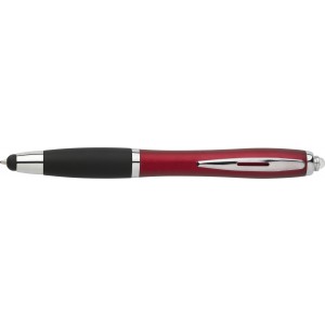 3 in 1 Touch screen pen and stylus., red (Plastic pen)