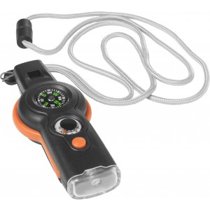 ABS 6-in-1 survival tool Andrea, orange (Binoculars, telescope, compass)