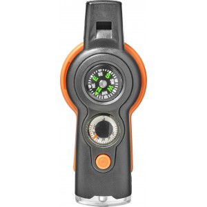 ABS 6-in-1 survival tool Andrea, orange (Binoculars, telescope, compass)