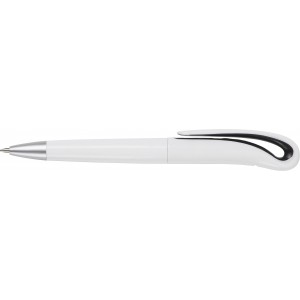 ABS ballpen Ibiza, black (Plastic pen)