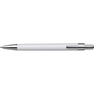 ABS ballpen Jarod, white (Plastic pen)