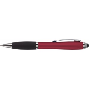 ABS ballpen Lana, red (Multi-colored, multi-functional pen)