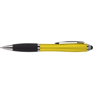 ABS ballpen Lana, yellow (Multi-colored, multi-functional pen)