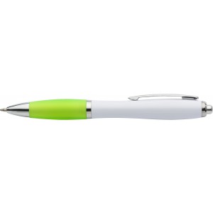 ABS ballpen Swansea, lime (Plastic pen)