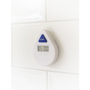 ABS digital shower timer Kendrick, white (Bathing sets)