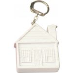 ABS key holder tape measure Dane, white (2130-02CD)