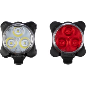 ABS rechargeable bicycle lights Elisabeth, custom/multicolor (Bycicle items)