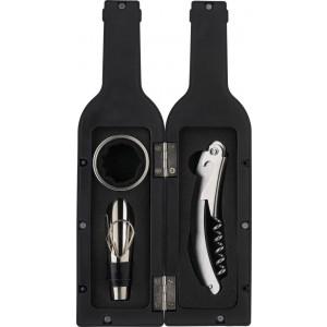 ABS wine set Kieran, black (Wine, champagne, cocktail equipment)