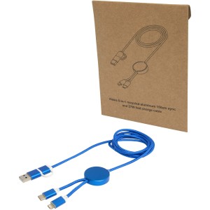 Alasia 5-in-1 recycled aluminium and plastic 150 cm data syn (Eletronics cables, adapters)