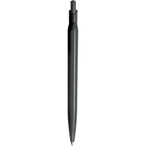 Alessio recycled PET ballpoint pen, Solid black (Metallic pen)