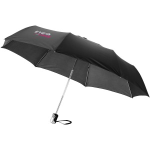 Alex 21.5" foldable auto open/close umbrella, solid black