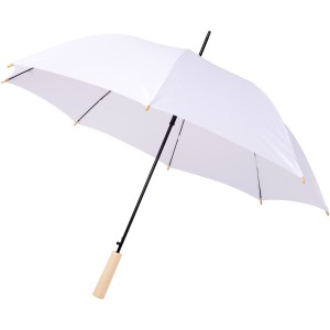 Alina 23" auto open recycled PET umbrella, White